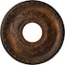 Ekena Millwork Palmetto Ceiling Medallion (Fits Canopies up to 4 7/8"), 12 1/8"OD x 3 1/2"ID x 1"P, Rust CM12PMRUS - alternate 1